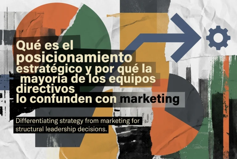 Professional header image for industry analysis: Qué es el posicionamiento estratégico y por qué la mayorí...